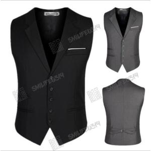 限定セール ジレベスト結婚式メンズビジネス フォーマルベスト礼服シングル