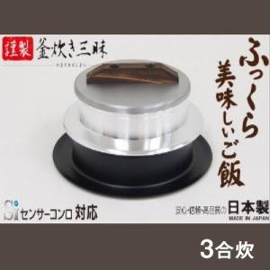 【UMIC ウルシヤマ金属】謹製 釜炊き三昧 ３合炊き