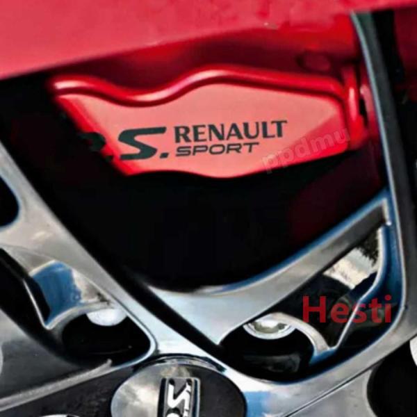 ★ R.S.RENAULT SPORT 耐熱デカール ステッカー ドレスアップ ブレーキキャリパー/...