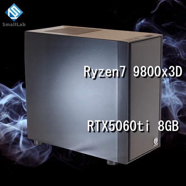 AMD Ryzen7 9800x3D ／ RTX5060ti 8GB コスパ最強 ゲーミングPC W...