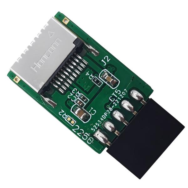 USB2.0 9pin Type-E 変換アダプター マザーボード PCケースType-C用アダプタ...