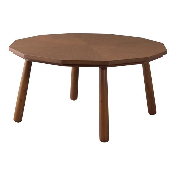 こたつ テーブル おしゃれ 多角形 ちゃぶ台 食卓 幅80 木製 北欧 木目 カジュアル コタツテー...