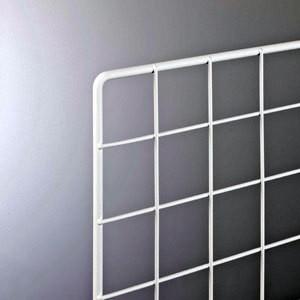 スチールラックワイヤーネット900×900mm 白 : サイン素材店舗用品Shop