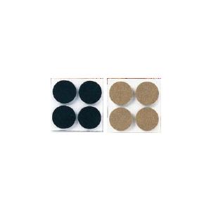 傷防止フェルト　28mm丸×4mm【８個入り】【粘着タイプ】