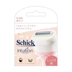 シック Schick イントゥイション しっとり肌 替刃(3コ入)カミソリ 女性｜smuk