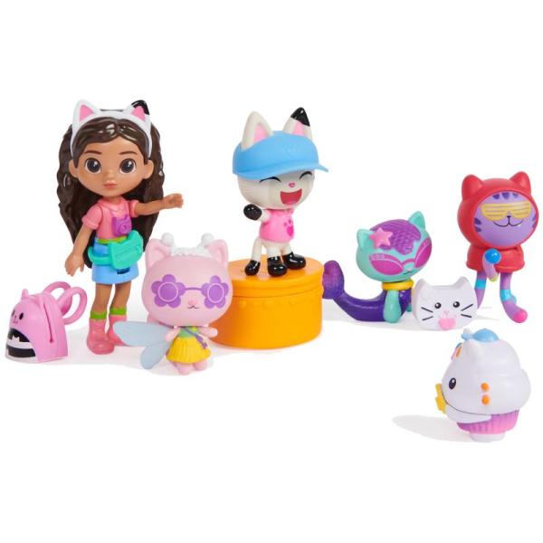 Gabby&apos;s Dollhouse 旅行テーマフィギュアセット ギャビー人形付き 猫のおもちゃフィギ...