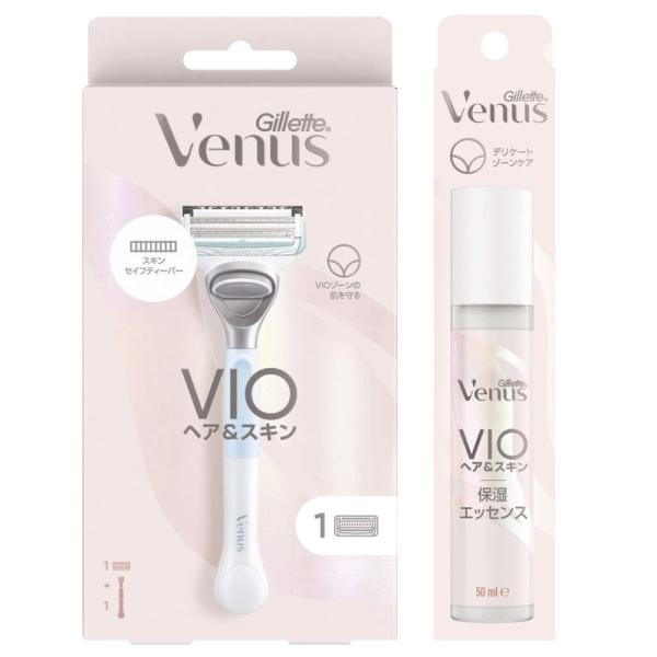 VENUS(ヴィーナス) まとめ買いジレットヴ ィーナス VIOヘア&amp;スキン 女性用 カミソリ 本体...