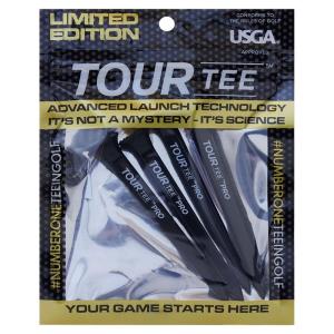 ゴルフ ティー ツアーティー プロ Tour Tee PRO black リミテッドエディション 4本入り ロング ブラック｜smuk