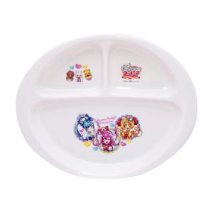 金正陶器 デリシャスパーティ プリキュア ランチ プレート 皿 約23×19cm 日本製 042107｜smuk