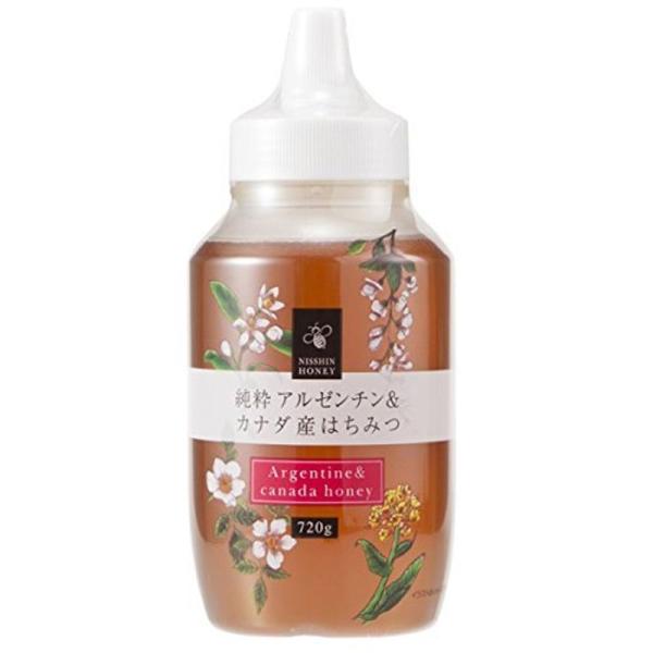 日新蜂蜜 純粋アルゼンチン＆カナダはちみつ 720×6本