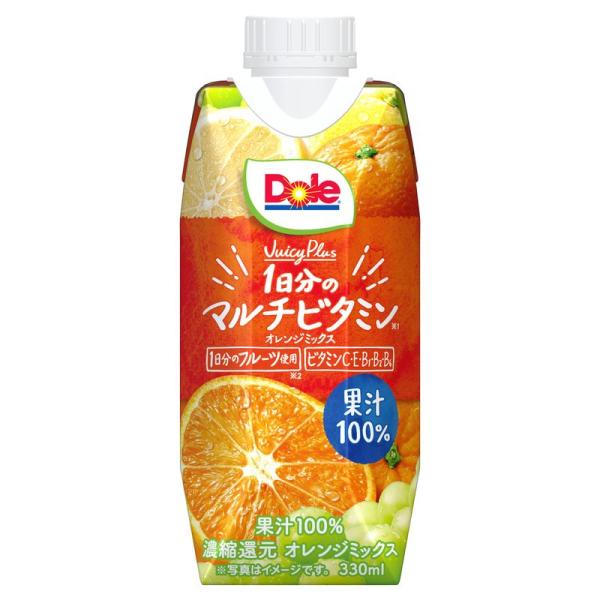 Dole Juicy Plus 1日分のマルチビタミン(ケース) DC 330ml×12個