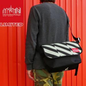 マンハッタンポーテージ Manhattan Portage ショルダーバッグ メンズ レディース MP1606V-JR-ART-19 リミテッド 斜め掛け バッグ ブラック 限定｜smw