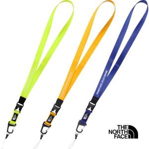 ザ・ノース・フェイス TNF ランヤード ネックストラップ スマホ マルチホルダー メンズ レディース アクセサリー カラビナ 青 オレンジ 黄緑 鍵 小物 NN32437｜シューマートワールド