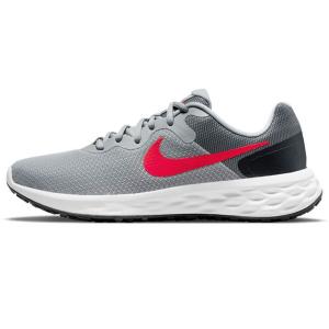 ナイキ スニーカー 靴 NIKE メンズ レボリューション 6 NN ランニングシューズDC3728-007 ライトスモークグレー/サイレンレッド