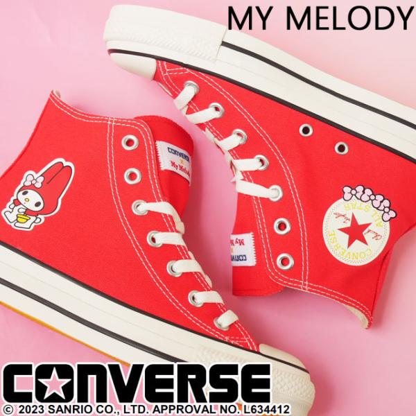 コンバース レディース スニーカー 靴 サンリオ コラボモデル オールスター（R） マイメロディ ハ...