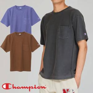 チャンピオン Tシャツ メンズ リバースウィーブ(R) ショートスリーブポケットTシャツ レディース カットソー 丸首 アパレル 綿100％ アメカジ ウェア C3-B305 服