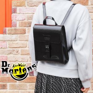 ドクターマーチン Dr.Martens メンズ レディース バッグ ミニ バックパック パテント リュック BAG バック カバン エナメル レザー  本革 AB053006 ブラック 黒