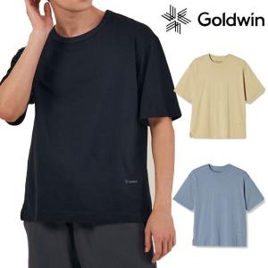 ゴールドウィン Tシャツ メンズ レディース リポーズ ペーパー リラックスTシャツ 半袖 トップス アパレル リカバリーウエア 光電子 GC41123｜smw