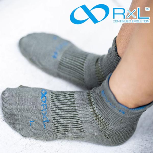 アールエル RｘL メンズ レディース 靴下 EVO-RM ランニングソックス MID ラウンドタイ...