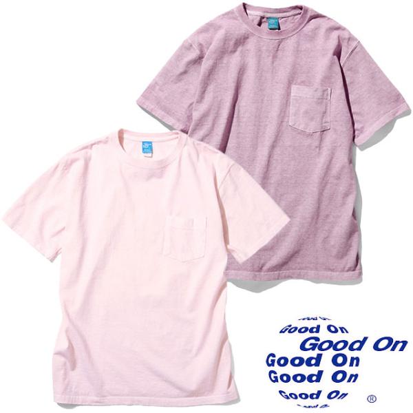 グッドオン Tシャツ メンズ ショートスリーブポケットTシャツ レディース 半袖 ティーシャツ トッ...