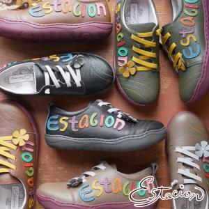 エスタシオン Estacion レディース スニーカー パッチワークデザイン