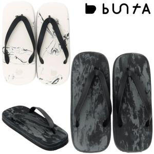 ブンタ 下駄 ビーチサンダル メンズ b-zouri v2 草履 浴衣 トングサンダル 雪駄 国産 お祭り ビーサン 抗菌 防臭 日本製 bun26 BZM007CB カーボン