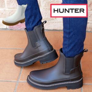 【美品】HUNTER リファイドクリーパーネオショートブーツ 黒 24 i23-wfs2046nre-2.jpg