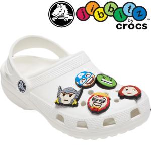 クロックス crocs ジビッツ Jibbitz アベンジャーズ 絵文字 5Pack 5個セット アクセサリー シューチャーム ラバークロッグ用アクセサリー 10010006 アメコミ｜smw