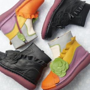 エスタシオン ショートブーツ レディース ハロウィン おばけモチーフ