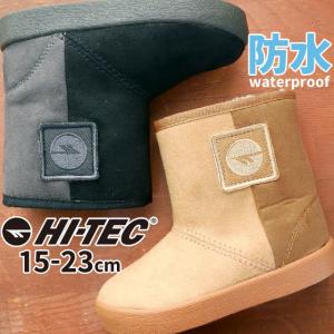 ハイテック HI-TEC 男の子 女の子 子供靴 キッズ ジュニア スノーブーツ ウインターブーツ ムートンブーツ 防水 防寒 ムーンスター HT KID32 ベージュ｜smw