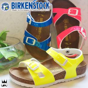 ビルケンシュトック BIRKENSTOCK リオ キッズ 男の子 女の子 子供靴 ジュニア サンダル 0831873 0831863 0831883 Rio Kids コンフォートサンダル パテント｜smw