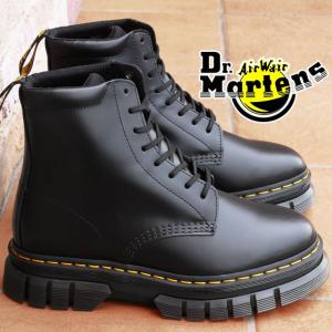 ドクターマーチン Dr.Martens メンズ ブーツ RIKARD 8I 8ホールブーツ プラットフォーム 厚底 レースアップブーツ レザーブーツ ショートブーツ 本革 27833001｜smw