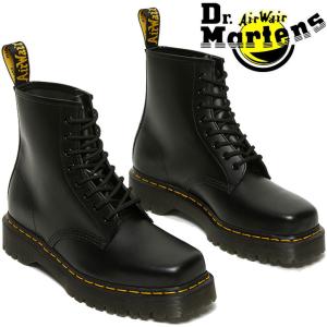 ドクターマーチン Dr.Martens メンズ 8ホールブーツ 1460 BEX SQUARED スクエアトゥ レースアップブーツ ショートブーツ レザーブーツ 本革 27886001 ブラック｜smw