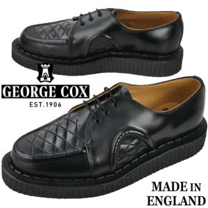 【箱なし】ジョージコックス Made in England 黒ドレスシューズ ジョージコックス GEORGE COX HATTON BLACK [03-001-D-040