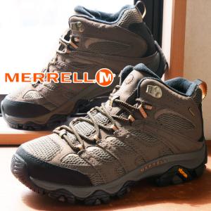 メレル MERRELL メンズ ハイキングシューズ 靴 モアブ3 シンセティック ミッド ゴアテックス ワイド ワイズ 防水 トレッキング ミッドカット J500253W｜smw