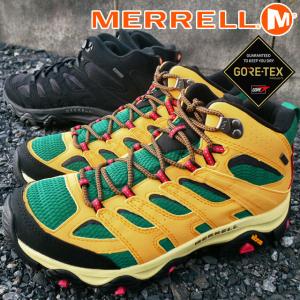 メレル MERRELL メンズ ハイキングシューズ モアブ 3 シンセティック ミッド ゴアテックス 防水 トレッキングシューズ ミッドカット｜smw