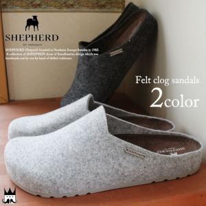 SHEPHERD（シェパード） メンズ クロッグサンダル ルームシューズ サボ
