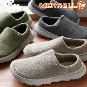 メレル MERRELL レディース スリッポン ハットモック 2 ウールスライド ローカット モックシューズ J004932 グラナイト J004934 オリーブ J004936 アルミニウム｜smw