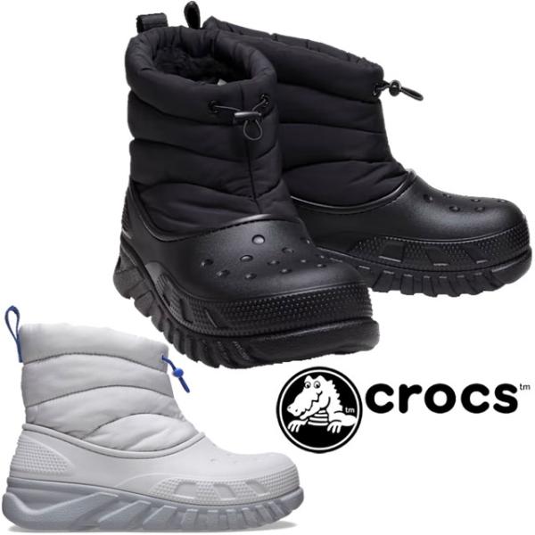 クロックス crocs メンズ レディース スノーシューズ 208773 デュエット マックス 2 ...