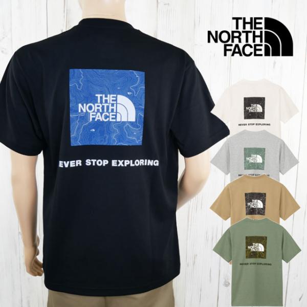 ザ・ノース・フェイス Tシャツ メンズ ショートスリーブバックスクエアトラバースロゴティー 半袖 ト...