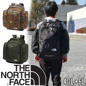 ザ・ノースフェイス 男の子 女の子 キッズ ジュニア リュック NMJ72350 K サニーキャンパー40＋6 バッグ BAG 40L 6L バックパック デイパック 鞄｜smw