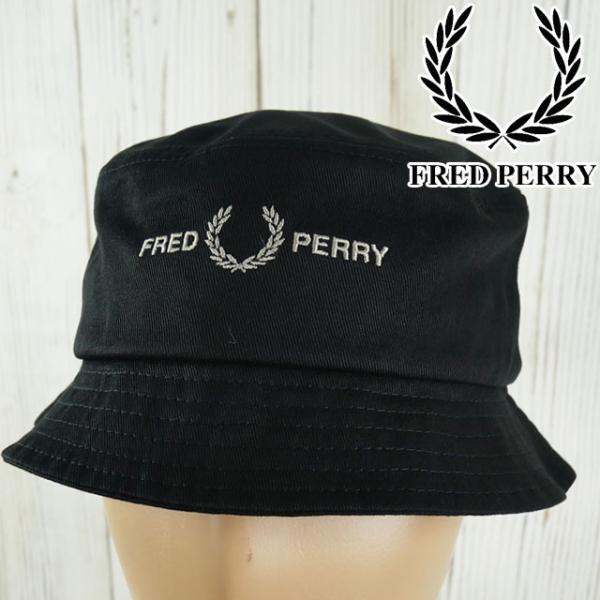 フレッドペリー 帽子 メンズ グラフィック ブランドツイル バケットハット レディース バケハ ぼう...
