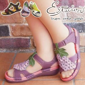 爆買 エスタシオン Estacion レディース 厚底サンダルカエル かえる 蛙