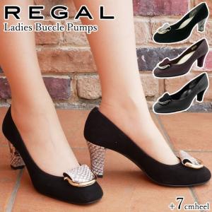 REGAL（リーガル） レディース フラットシューズ スクエアトゥカッター