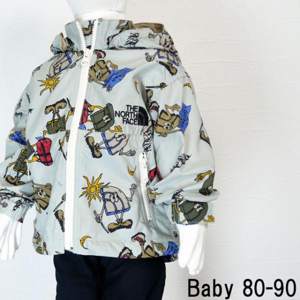 ザ・ノース・フェイス ウィンドブレーカー キッズ ベビー NPB72311 ノベルティコンパクトジャ...