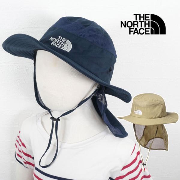 ザ・ノース・フェイス 帽子 キッズ ジュニア NNJ02521 サンシールドハット メッシュ 男児 ...