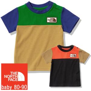 ノースフェイス ベビー Tシャツ トップス NTB32338 ショートスリーブTNFグランドティー ベビーウエア ベビー服 半袖 赤ちゃん ベイビー 服｜smw