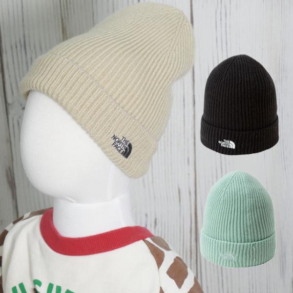 ザ・ノース・フェイス 帽子 キッズ ベビー NNB42300 スモールロゴビーニー ニット帽 防寒 ...