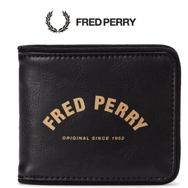 フレッドペリー 財布 メンズ レディース L1258 アーチブランドロゴ 二つ折り 札入れ カードケ...