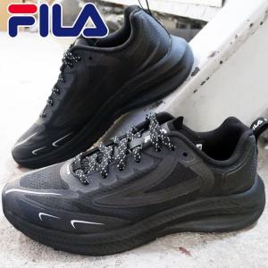 フィラ FILA レディース メンズ スニーカー ウェーブレット アクセラレイター ローカット ランニングシューズ1RM01589D 001 ブラック｜smw